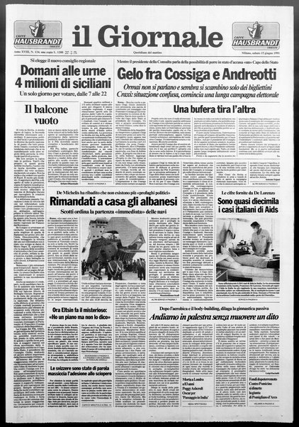 Il giornale : quotidiano del mattino